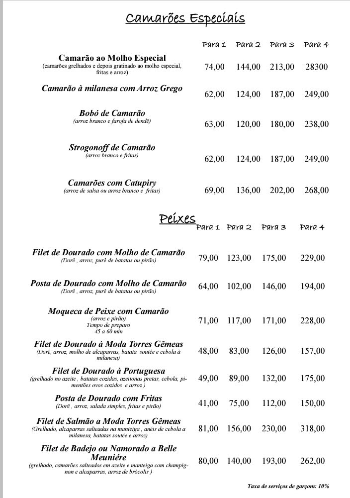 Menu Restaurante Torres Gêmeas-2